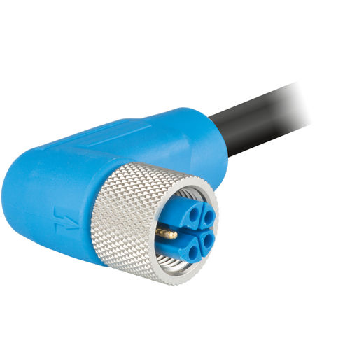 Connecteur de câbles - A712-SFA313UP series - HUMMEL - d'alimentation électrique / à angle droit / prise