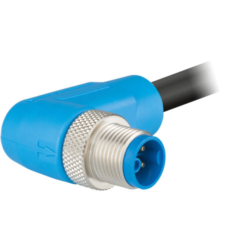 Connecteur d'alimentation électrique - A712-KMA413UP series - HUMMEL - à angle droit / prise / verrouillable par vis