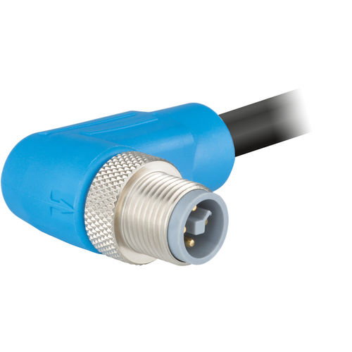 Connecteur à angle droit - A712-TMA043UP series - HUMMEL - d'alimentation électrique / mâle / verrouillable par vis