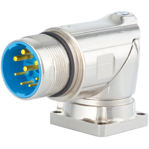 Connecteur hybride - 7.639.100.000 - HUMMEL - circulaire / enfichable / à bride