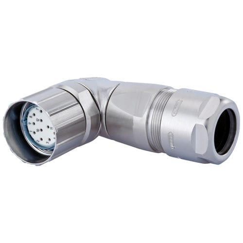Connecteur de données - 7.3 series - HUMMEL - à angle droit / M23 / en laiton