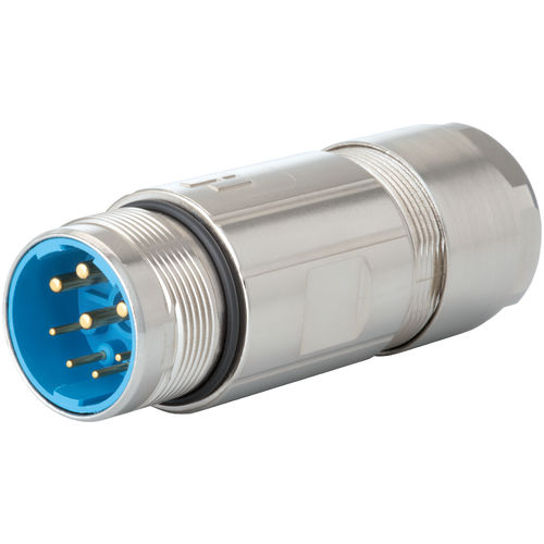 Connecteur d'alimentation électrique - 7.56 series - HUMMEL - circulaire / enfichable / M23