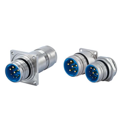 Connecteur de panneaux - 7.6 series - HUMMEL - d'alimentation électrique / à angle droit / M23