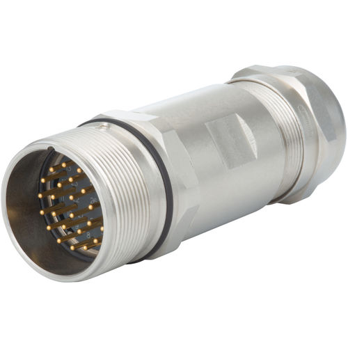 Connecteur de données - 7.210 series - HUMMEL - enfichable / verrouillable par vis / M27