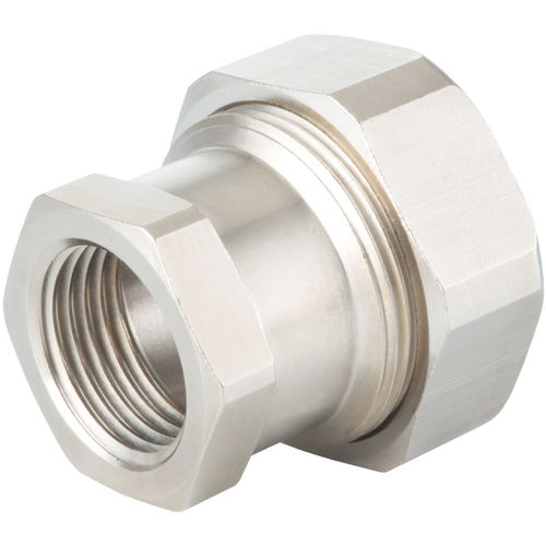 Adaptateur hydraulique pour tuyaux - 2 356 series - HUMMEL - fileté / en laiton nickelé