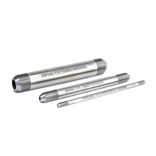 Mamelon en acier inoxydable - 20 series - Haskel - fileté / pour applications pneumatiques / droit
