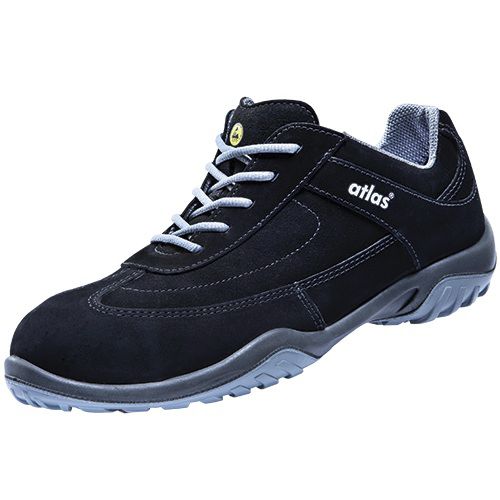 Chaussures de sécurité antidérapante - SN 60 grey - Atlas - antistatique / en cuir / S2