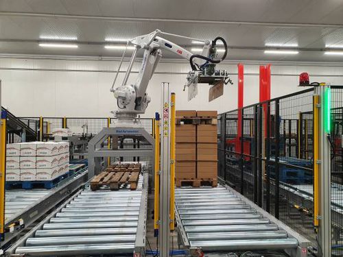 Palettiseur robotisé - Mad Automation Srl - couche par couche / articulé / compact
