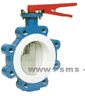 Vanne papillon - T-KV.L1140 series - SMS-TORK - à levier / pour liquides alimentaires et boissons / type lug