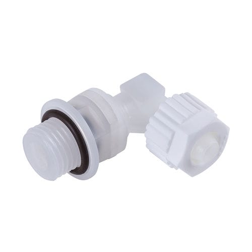 Raccord pour produits chimiques - 22566904021  - TEFEN - fileté / coudé / PVDF
