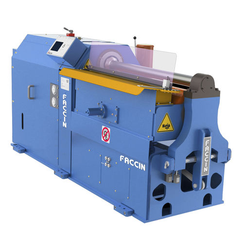 Rouleuse à 2 rouleaux - HCU  - Faccin Group - électrique / pour gaine de ventilation / avec panneau de contrôle mobile