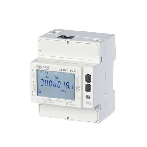 Compteur d'énergie électrique triphasé - UEM6C-A E - Algodue Elettronica - sur rail DIN / numérique / avec enregistreur de données