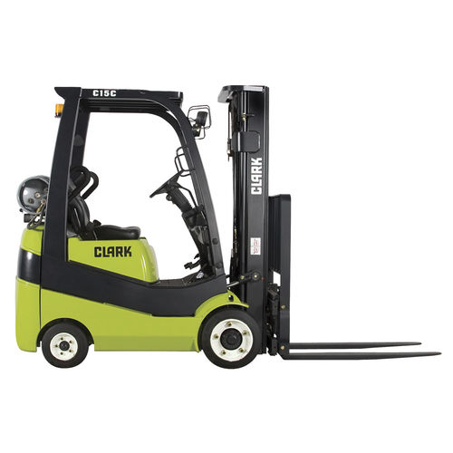 Chariot élévateur GPL - C series - CLARK Material Handling - à conducteur porté assis / de manutention / industriel