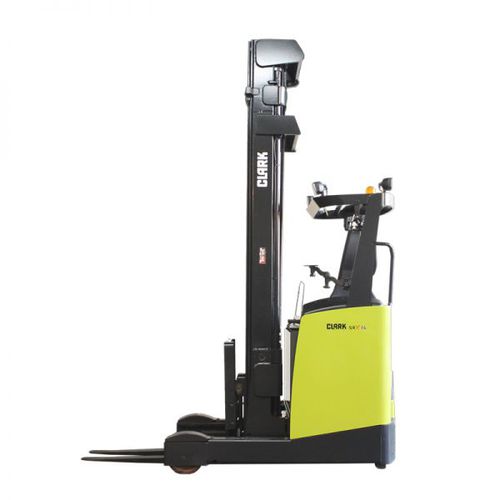 Chariot élévateur à mât rétractable électrique - SRX series - CLARK Material Handling - à position assise de côté / de manutention / haute performance