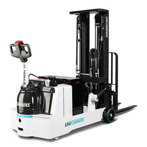 Gerbeur électrique - WCX series - Nissan Forklift - à conducteur accompagnant / 24 V / de palettes