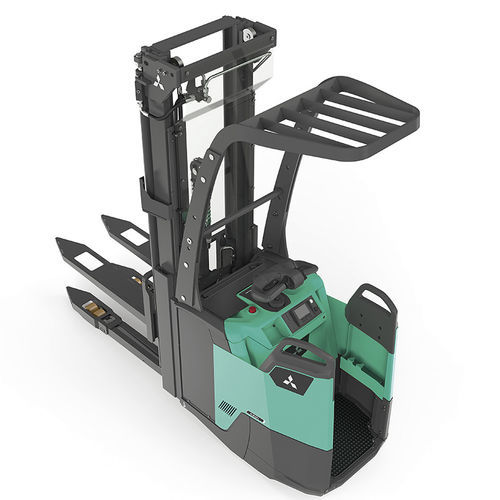 Gerbeur électrique - SBV/SBF12-16N3(I)(S)(R)(S) series - Mitsubishi Forklift Trucks - à conducteur porté debout / à plateforme / 24 V