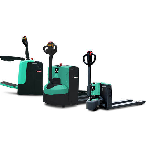 Transpalette électrique - ESSENTiAL PBP15-20Q(B)(L) & PBV20QL Series - Mitsubishi Forklift Trucks - sur batterie lithium / portant / 24 V