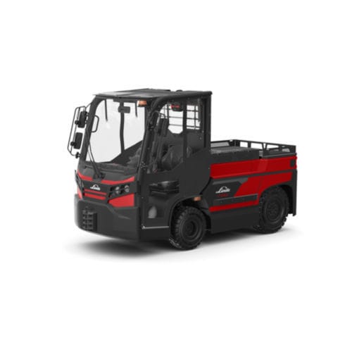 Tracteur de remorquage - P series - Linde Material Handling - électrique / sur roues / à conducteur porté assis