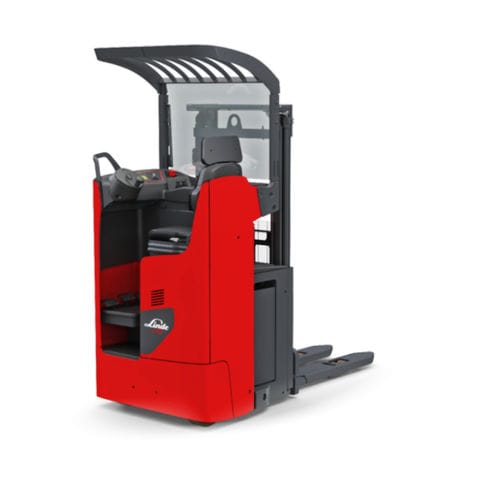 Gerbeur pour palettes - L1 RW series - Linde Material Handling - électrique / à position assise de côté / 24 V