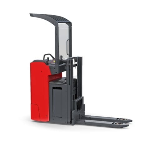Gerbeur électrique - D12R - Linde Material Handling - à position assise de côté / 24 V / de transport