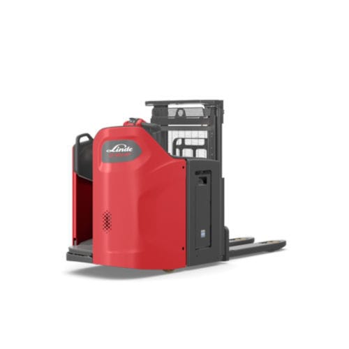 Gerbeur électrique - D12 HP SP - Linde Material Handling - à conducteur porté debout / latéral / 24 V