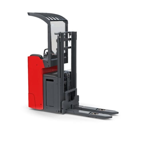Gerbeur électrique - L1 R series - Linde Material Handling - à position assise de côté / 24 V / de manutention