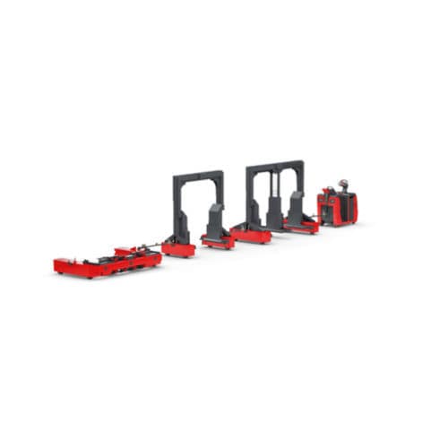 Remorqueur électrique - LT series - Linde Material Handling - sur roues / porté debout / de remorquage