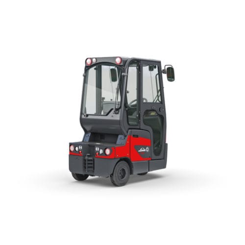 Tracteur de remorquage - P series - Linde Material Handling - électrique / à 3 roues / à conducteur porté assis