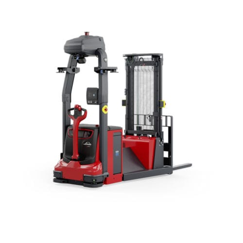 Gerbeur pour palettes - L-MATIC AC k - Linde Material Handling - sur batterie / automatisé / pour applications industrielles