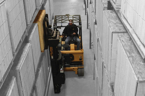 Chariot élévateur électrique - SLT3xAC series - Landoll - à conducteur porté assis / de manutention / pour entrepôt