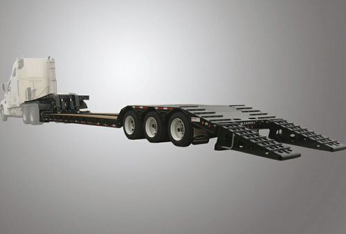 Remorque gooseneck - 327C - Landoll - à 3 essieux / tractée / pour matériel industriel