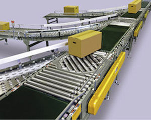 Table tournante électrique - max. 3 000 p/h  - OKURA Group - horizontale / pour convoyeur