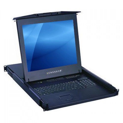 Rack-tiroir console - KDS6178 - Acnodes Corporation - avec commutateur KVM intégré / clavier / écran LCD