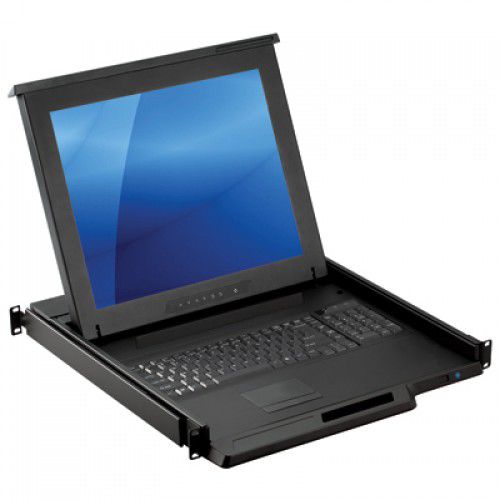 Clavier monté sur rack-tiroir - MKDH8190C - Acnodes Corporation - à touches mécaniques / 104 touches / avec pavé tactile