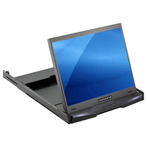 Rack-tiroir console - RP1205 - Acnodes Corporation - avec commutateur KVM intégré / clavier / écran LCD