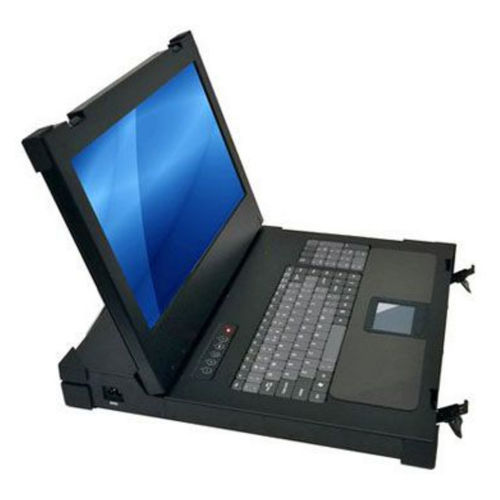 Rack-tiroir console - PKD8173 - Acnodes Corporation - avec commutateur KVM intégré / clavier / écran LCD