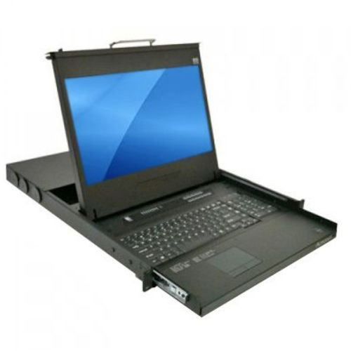 Rack-tiroir avec commutateur KVM intégré - MKD6117 - Acnodes Corporation - 19" / console / clavier