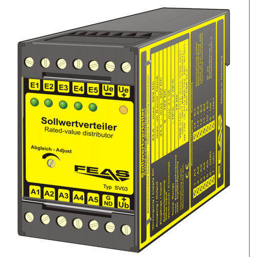 Répartiteur à puissance de sortie ajustable - SV03 - FEAS GmbH - IP20 / sur rail DIN