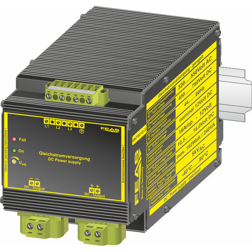 Alimentation électrique 3-phases - SNT9212-3 - FEAS GmbH - sur rail DIN / AC/DC / DC/DC