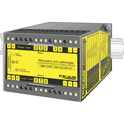 UPS on-line - LDR2112 - FEAS GmbH - 12 Vcc / Ni-MH / pour haute température
