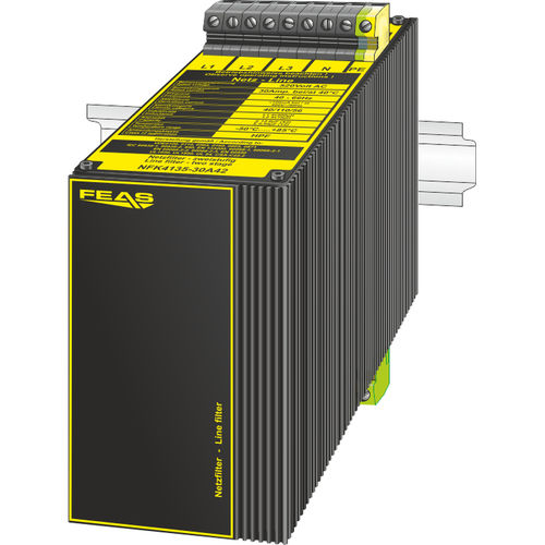 Filtre électronique passe-bande - NFK4135-30A42-H - FEAS GmbH - passif / compact / triphasé