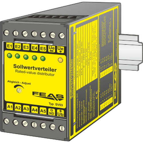 Répartiteur à puissance de sortie ajustable - SV03 - FEAS GmbH - IP20 / sur rail DIN