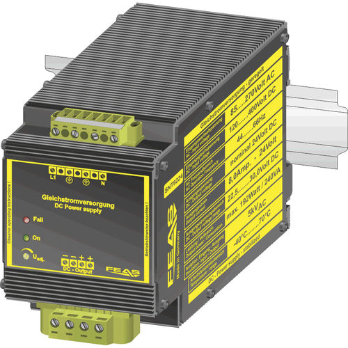 Alimentation électrique sur rail DIN - PSW15012 - FEAS GmbH - AC/DC / à sortie simple / régulée