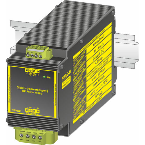 Alimentation électrique sur rail DIN - PS2U10024 - FEAS GmbH - AC/DC / à sortie lissée / avec protection contre les courts-circuits