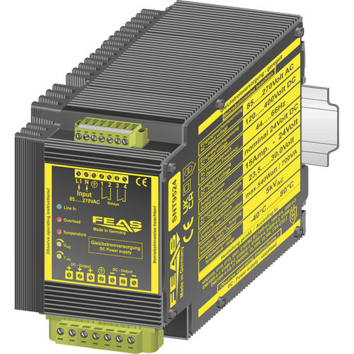 Alimentation électrique à découpage - SNT9524 - FEAS GmbH - sur rail DIN / AC/DC / avec protection contre les courts-circuits