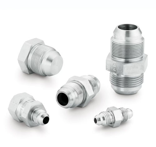 Adaptateur hydraulique pour tuyaux - Komatsu® - Parker Tube Fittings Division - industriel / fileté / en acier