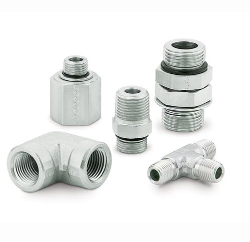 Raccord hydraulique - 0107-12-12 - Parker Tube Fittings Division - à visser / en T / coudé à 90°