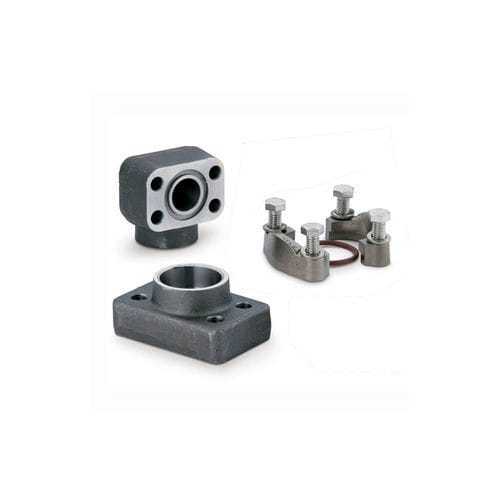 Bride pour produits chimiques - 12B3HQ1SX - Parker Tube Fittings Division - pour pompe à engrenages / pour tuyaux / pour robots