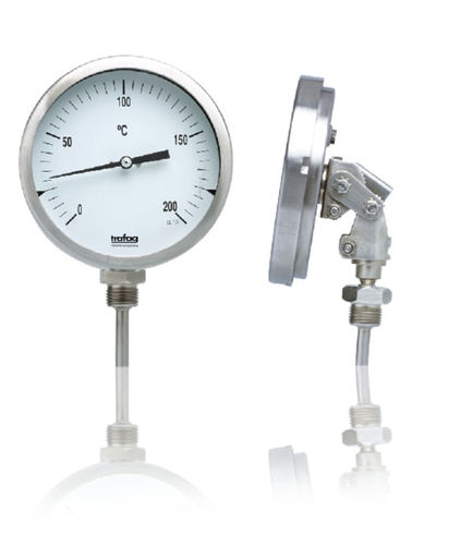Thermomètre bimétallique - TMT 502 - Trafag AG sensors & controls - à cadran / IP65 / à insertion