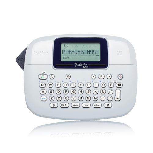 Machine d'étiquetage compacte - PT-M95 - Brother UK Ltd - à 1 ligne / à 2 lignes / portable